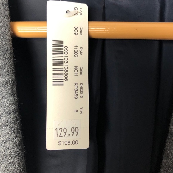 J. Crew Contrast knit wool Blazer Blue Grey NWT - Picture 4 of 13